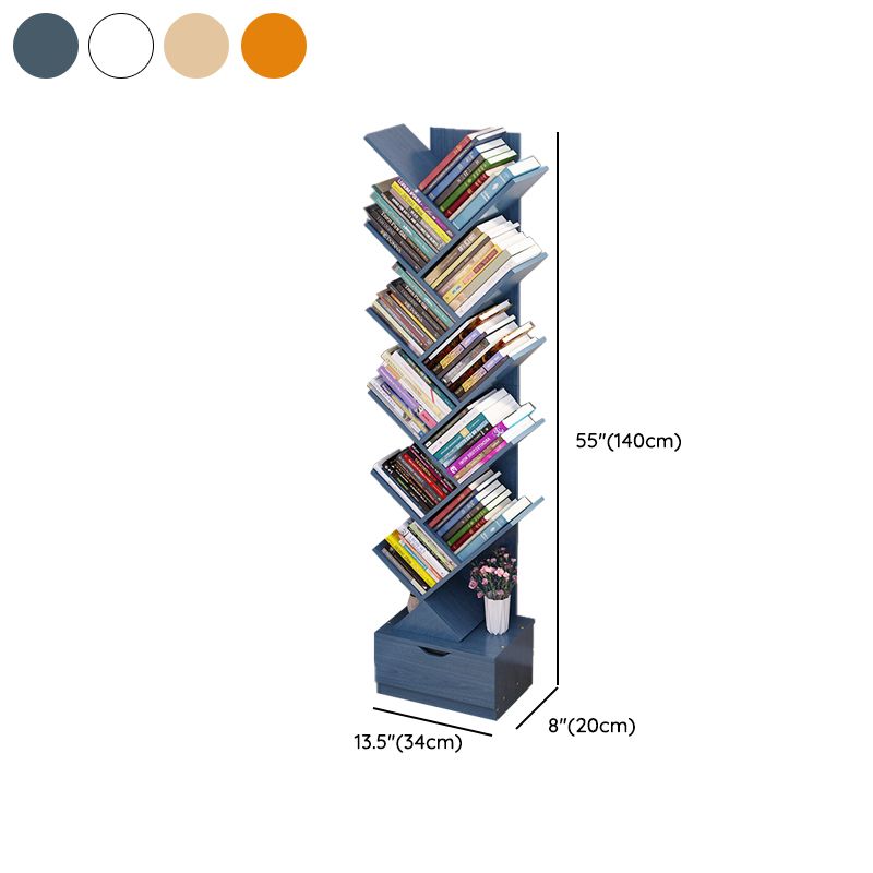Contemporary Tree Book Shelf Manufactured Wood Standard Kids Bookshelf