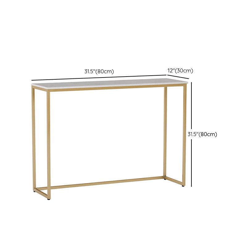 31.5-inch Tall Console Table 1-shelf Glam Accent Table for Hall