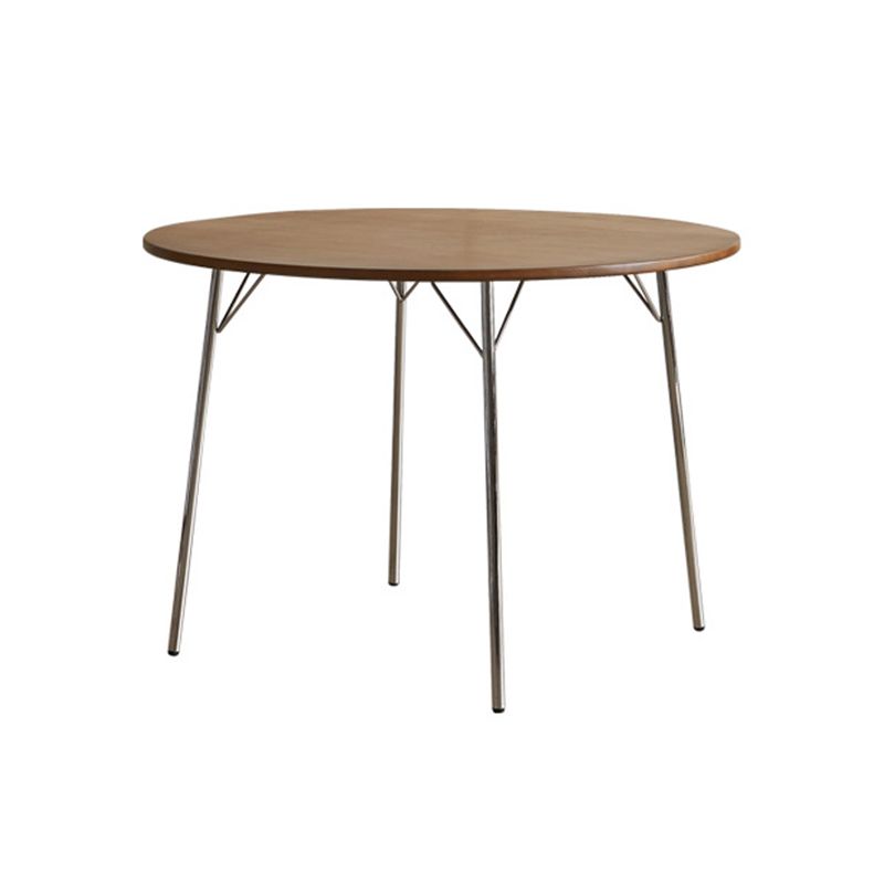 Cherry Wood Modern Dining Table Set 1/2/4 Pieces Brown Dinette Set