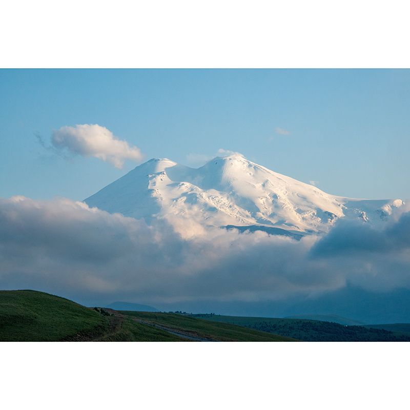 Mountains Photography Mural Wallpaper Environment Friendly Living Room Wall Mural