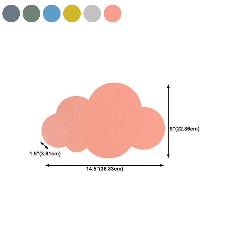 Kids Multicolor Wall Sconce Cloud Metal Wall Light Fixture for Bedroom