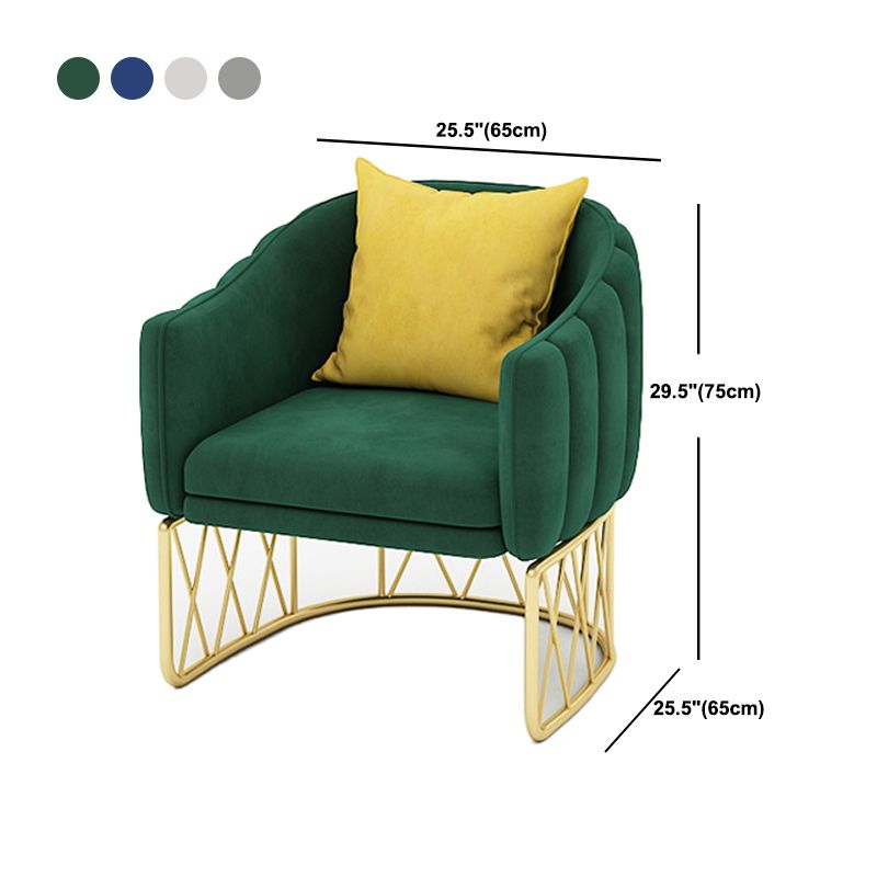 Modern Sloped Arm Sofa with Tight Back and Single Cushion Seat