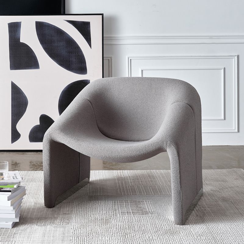 30.7"Wide Solid Color Armchair, Fixed Back Single Chair for Apartment