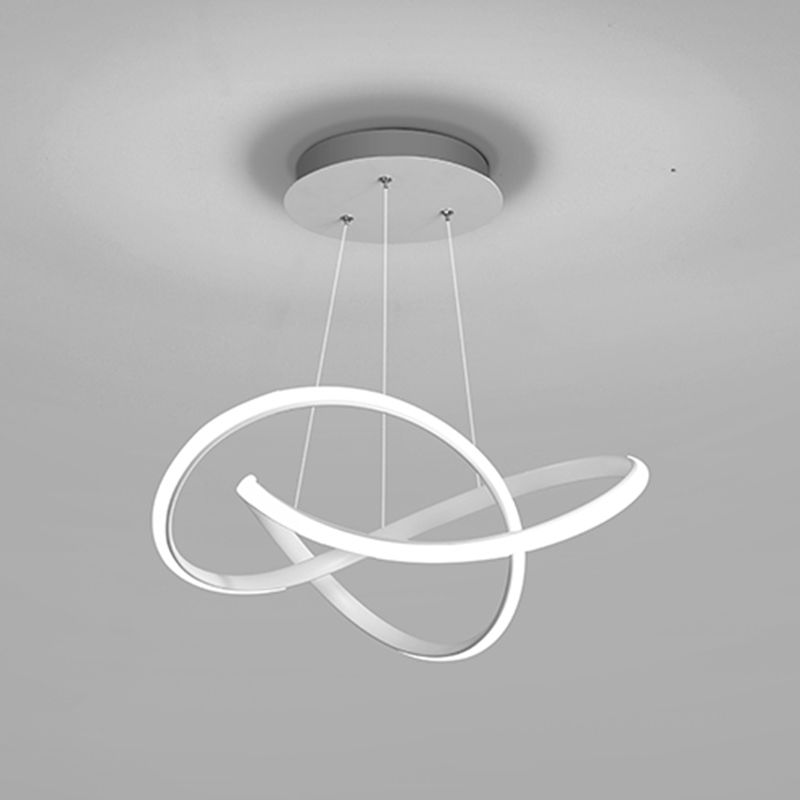 Simple Modern Characteristic Style LED Hanging Chandelier Light for Dining Room Living Room