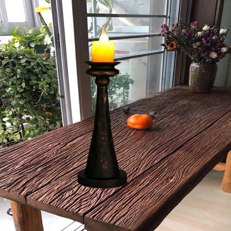 1 Light Desk Light Warehouse Style Candabra Marble Table Éclairage en laiton / bronze avec base de colonne en métal