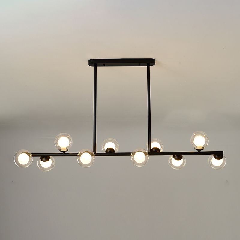 Modern Style Dining Pendant Lamp Fixture Kitchen Dining Room Glass Shade Hanging Light