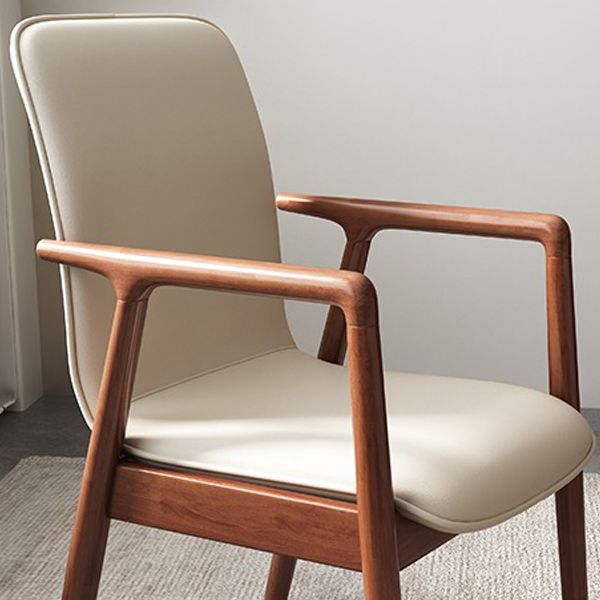 Silla de estilo moderno sillones de comedor con patas de madera para cocina