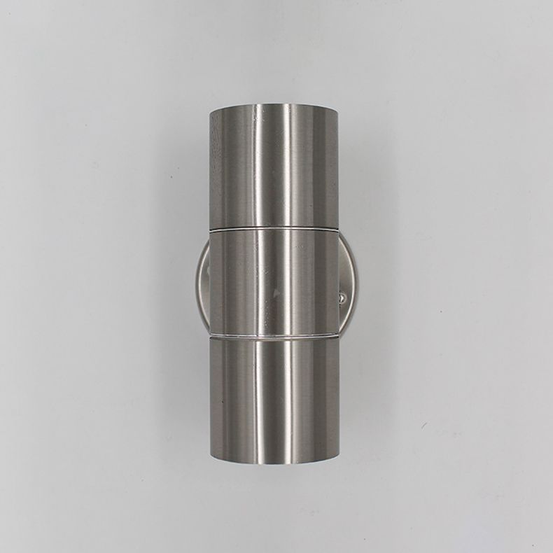 Splicet Moder Cylinder Shade Splique Spliques Apliques de acero inoxidable para el patio para el patio