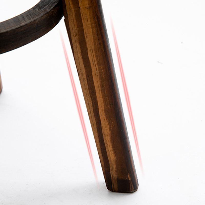 Industrial Wooden Counter Height Stools Round Bar Stool for Bristol