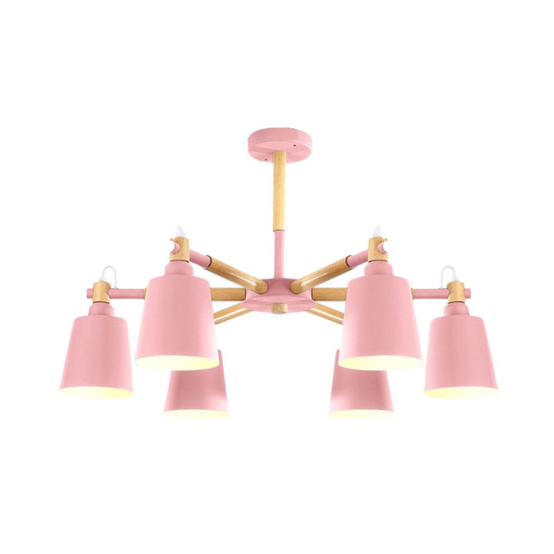 Macaroon suspendu lampe à lampe effilée en métal des lumières suspendues pour le salon