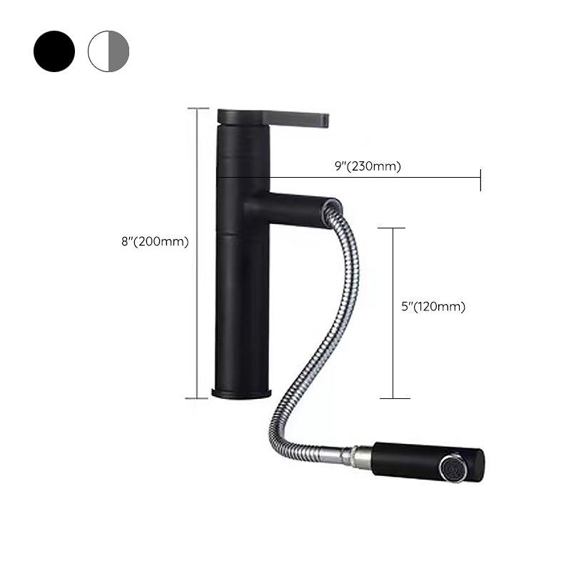 Glam Style Faucet Single Lever Handle Vessel Sink Faucet for Bathroom