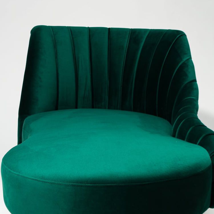 Living Room Rolled Arms Chaise Lounge Modern Velvet Chaise with Upholster