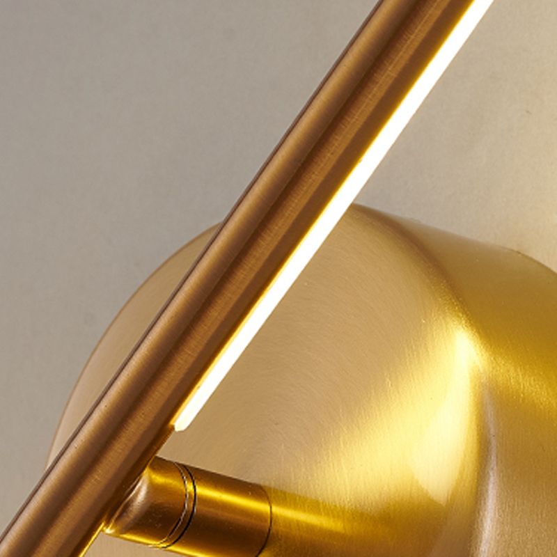 Luz de pared de tiras largas modernas nórdicas salas de estar simples lámparas de montaje de pared LED simple