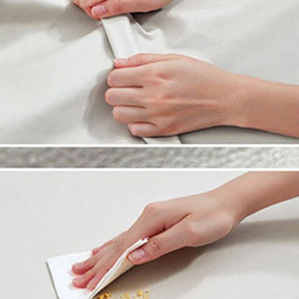 White Wooden Sectional Stain-Resistant Sectional Sofa for Living Room