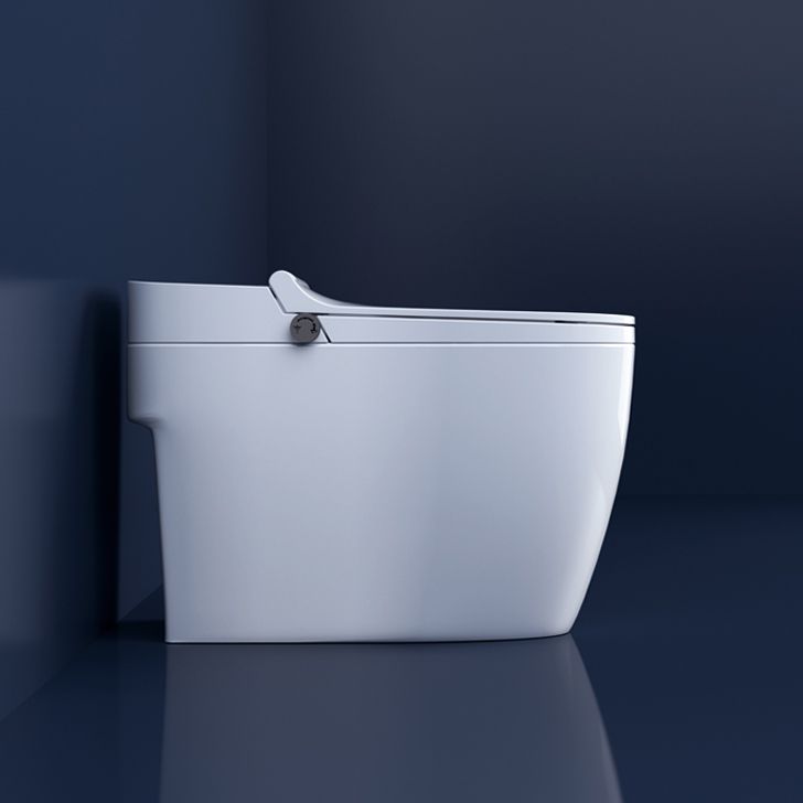 Modern Elong Toilet Bowl Siphon Jet Toilet with Seat for Bathroom
