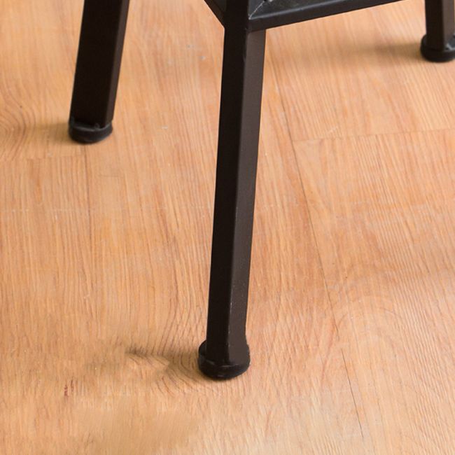 Modern Backless Barstool Wooden Counter Bar Stool with Metal Legs
