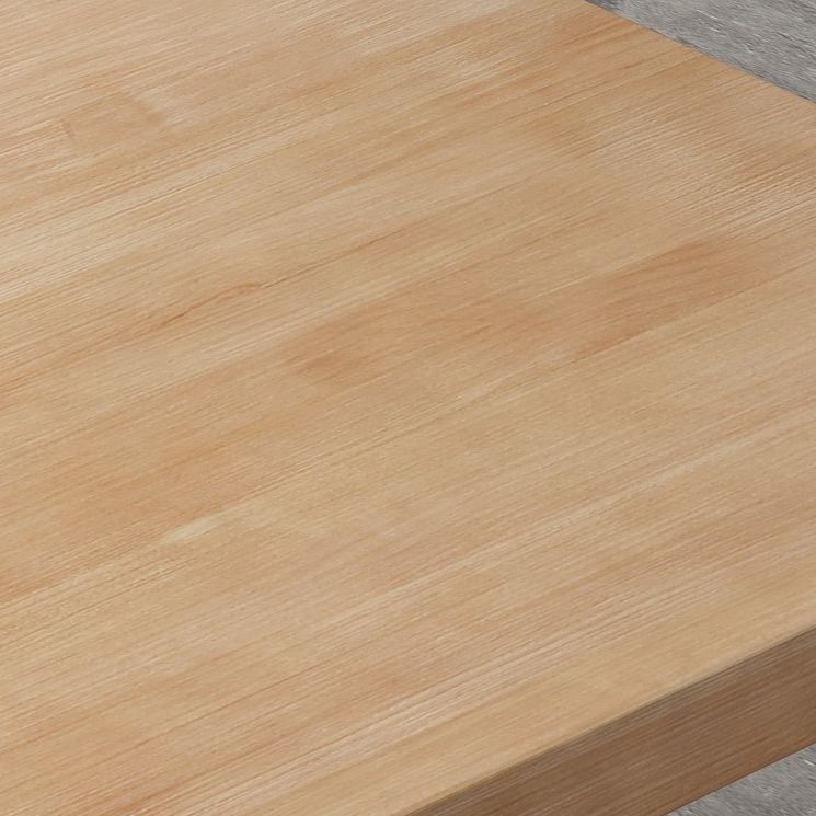 Industrial Style Dining Table Solid Wood Rectangle Table for Dining Room