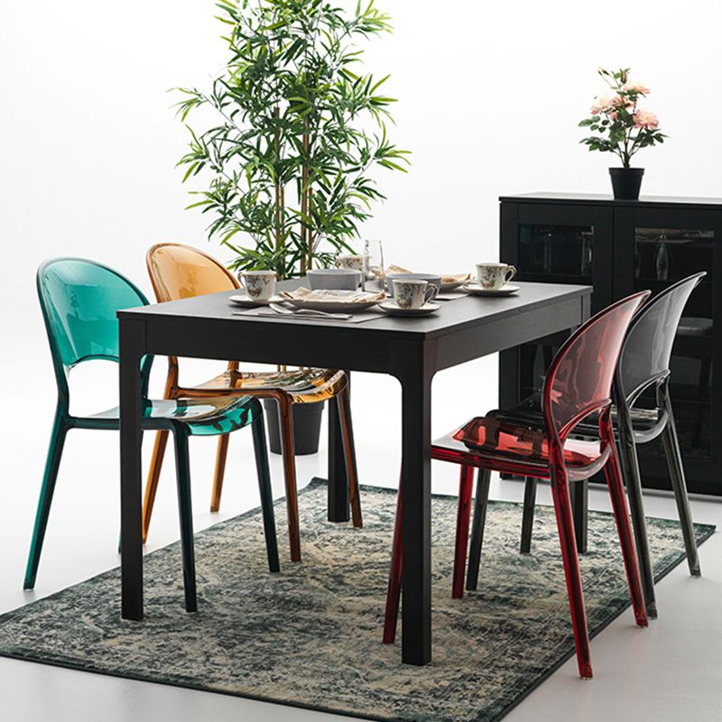 Nordic Style Colorful Side Chair Plastic Side Dining Chair for Home Use