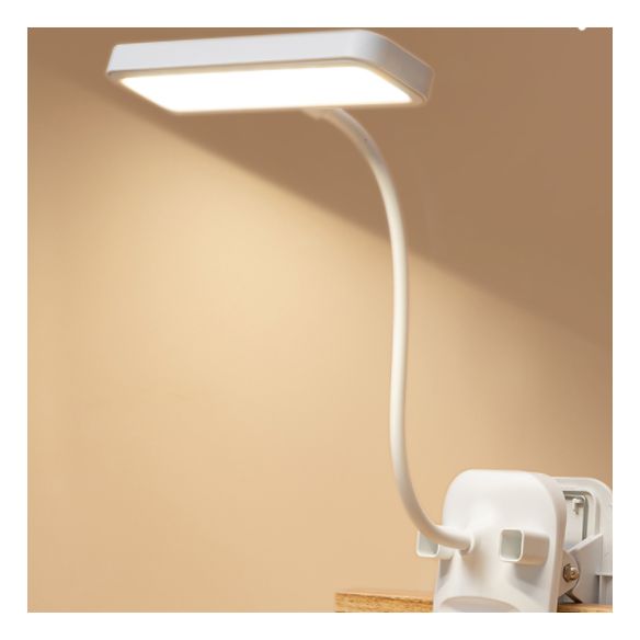 Lampada da tavolo USB moderna in stile minimalista Lampada da tavolo in plastica a 1 luce per studio