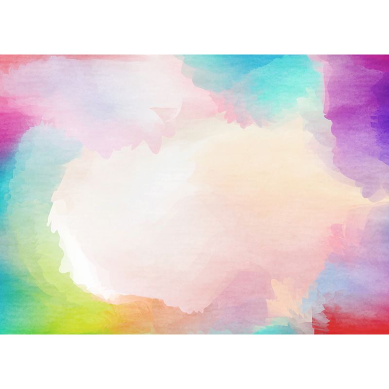 Cloud Wall Paper Mural Pink Art Deco Wall Covering for Girls Bedroom, Custom Print