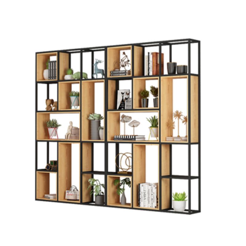 Open Etagere Bookcase Modern Style Shelf Bookcase with Shelves