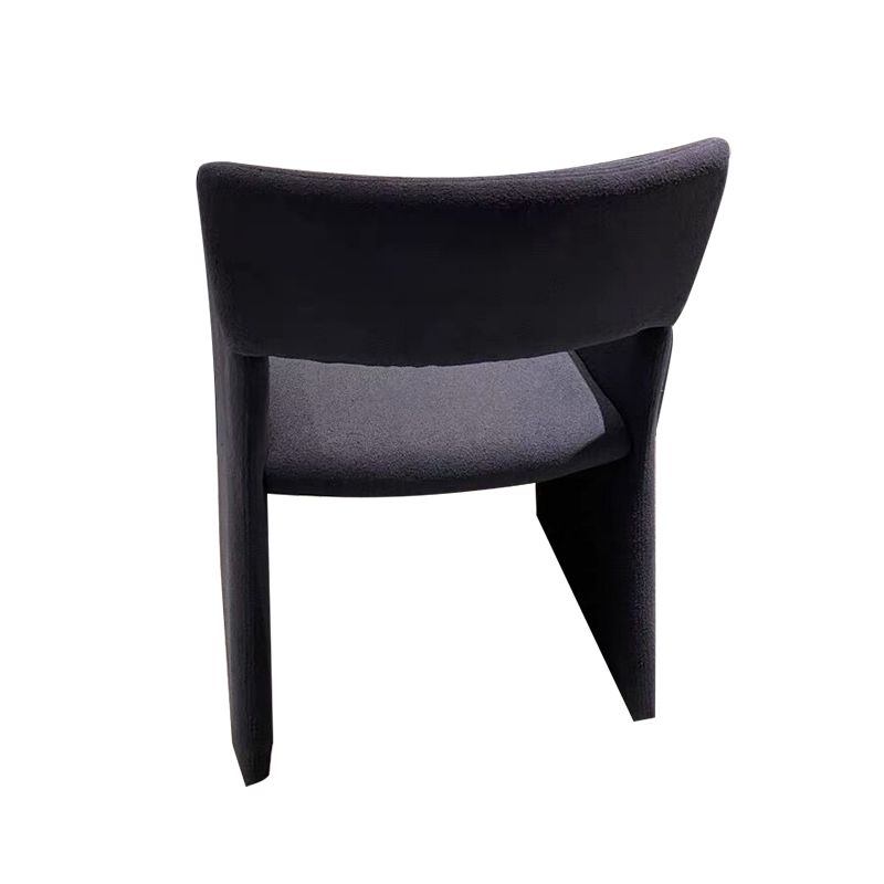 Contemporary Style Arm Chair Wood Open Back Dining Accent Chair for Kitchen
