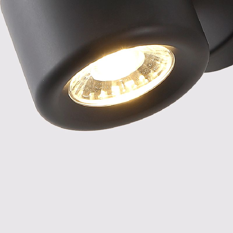 Minimalism Aluminum Wall Mount Lamp Bedroom Wall Lighting Fixture with 1 Spotlight