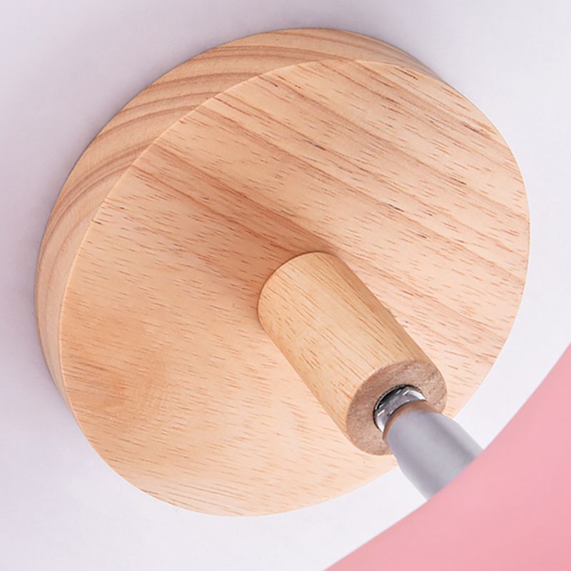 Nordic Macarons Style Wall Sconce Iron 1 Light Sconce Wall Light for Bedroom