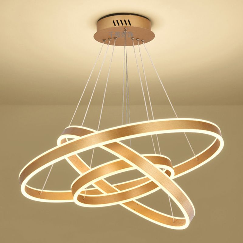 Modern Chandeliers For Dining Room Multiple Rings Chandelier Lighting Fixtures