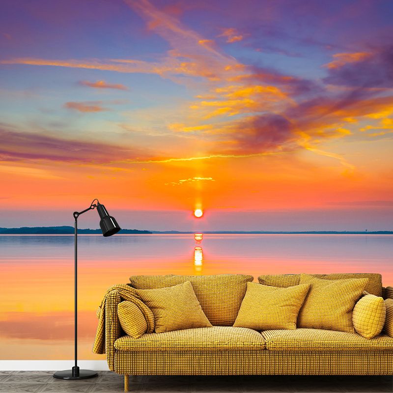 Sky View Wall Mural Wallpaper Modern Style Mildew Resistant for Decoration