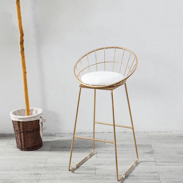 Metal and Wood Set 1/2/3 Pieces Contemporary Round Bar Stool and Table Set