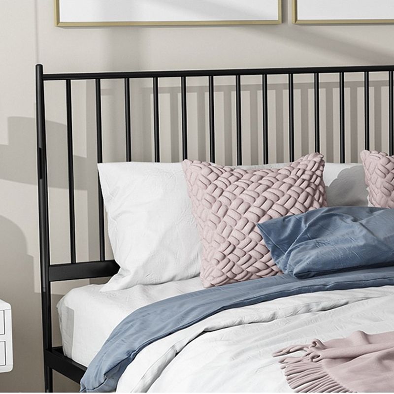 Modern Style Metal Material Includes Headboard Gold/white/black Bed