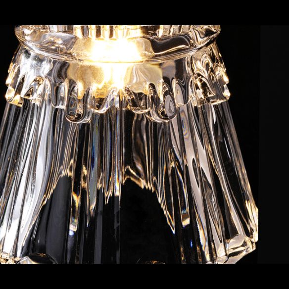 Copper de mur en forme de sablier clair