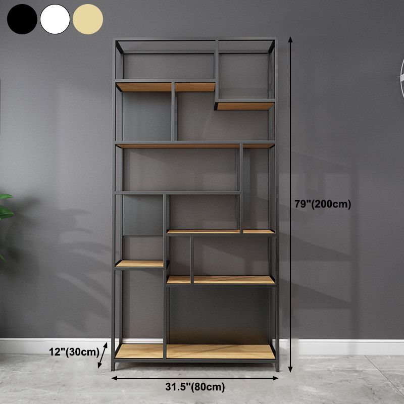 11.81 "W Bücherregal Industrial Style Open Back -Bücherregal für den Studienraum