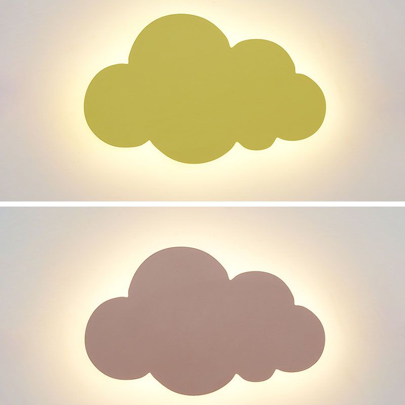 Cloud Metal Wall Plighting Lighting Minimalist Style LED Lighting Ilumining para dormitorio