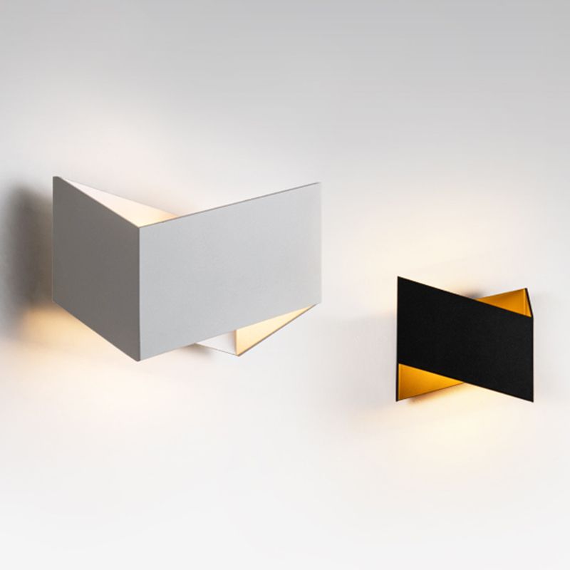 Moderne minimalistische stijl Origami Wall Light SCONCES Metaal 1 Lichtwandverlichting voor woonkamer