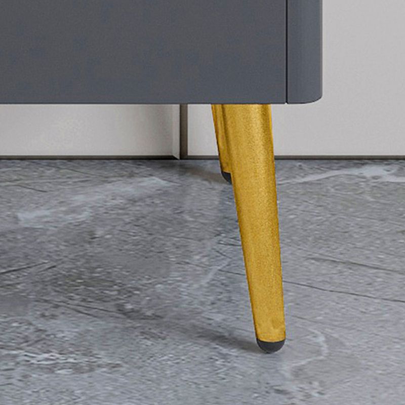 Glam TV Stand Console Open Storage Media Console TV Stand with Drawers