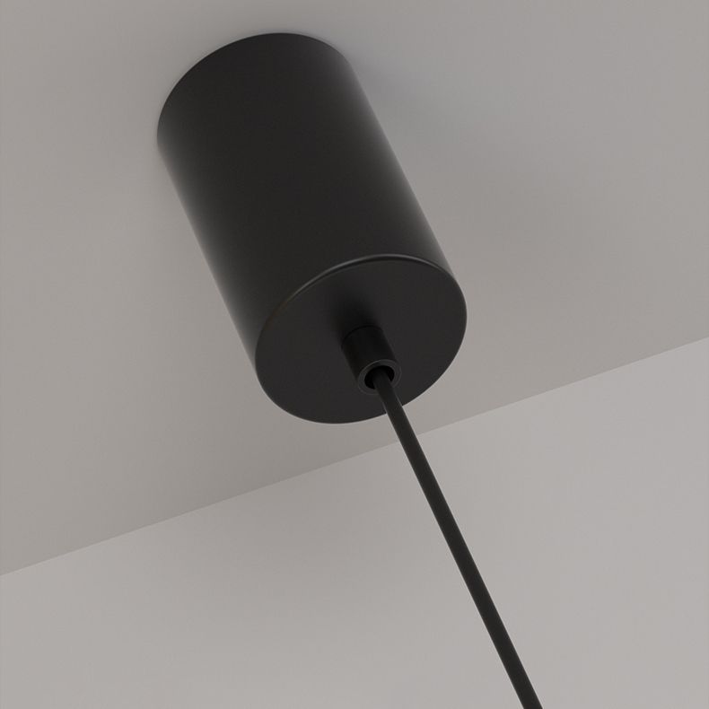 Éclairage suspendu linéaire Métal de style moderne 1 pendentif léger pour le chevet