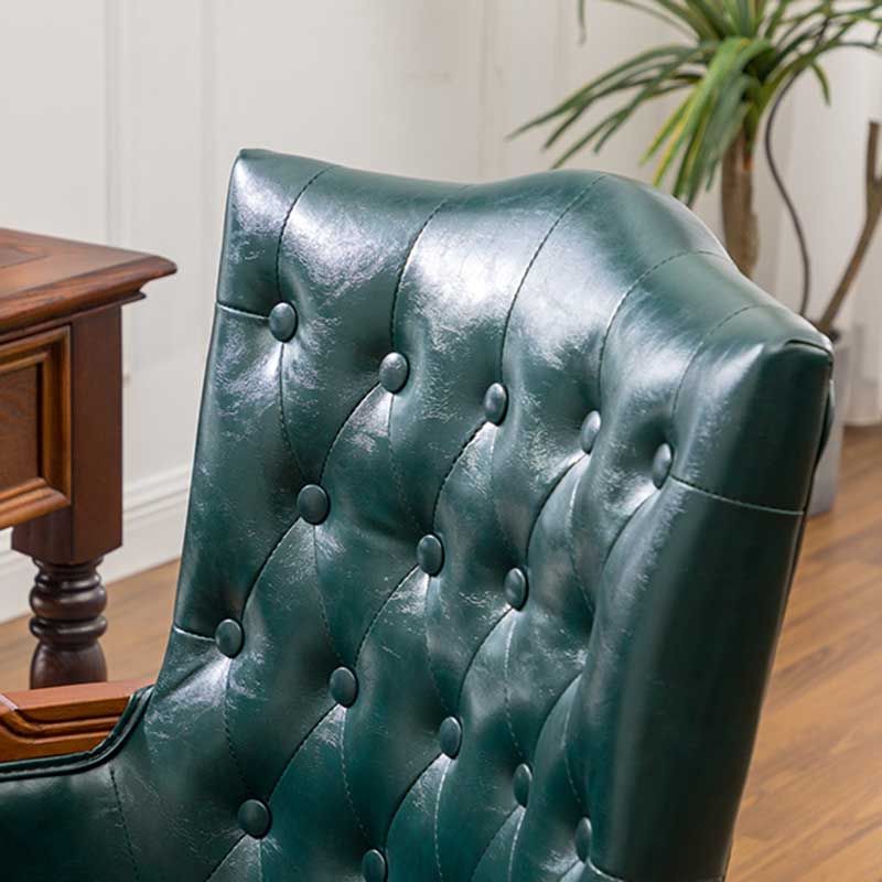 Chaise d'intérieur de style campagnard en bois massif, chaise de salle à manger Parsons de 23'' de large