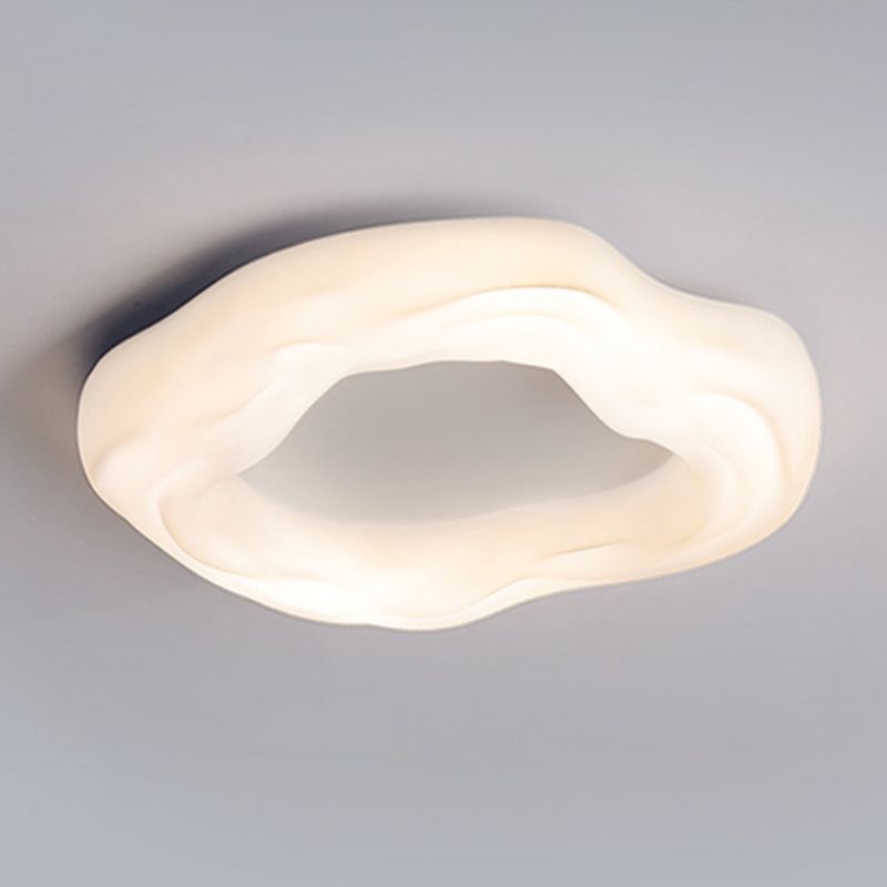 White Flush Mount Lighting Modernism LED Ceiling Light for Foyer