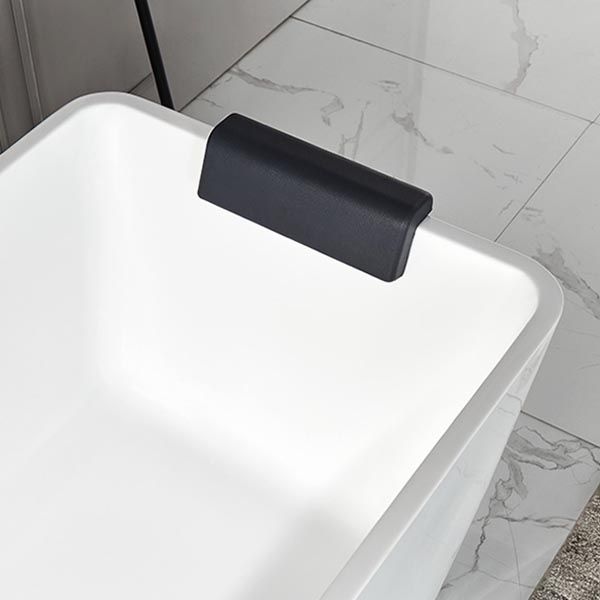 Modern Acrylic Home Bathtub Rectangular Freestanding Bath Tub in White