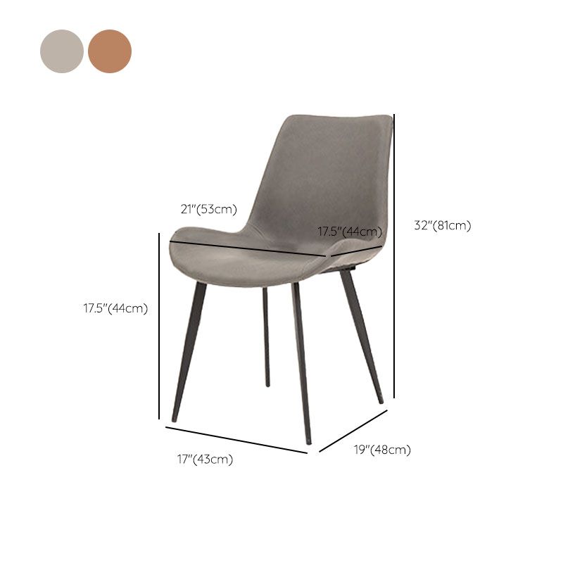 Metal Modern Dining Set with Solid Back Chairs 1/2/4/5/7 Pieces Dinette Set