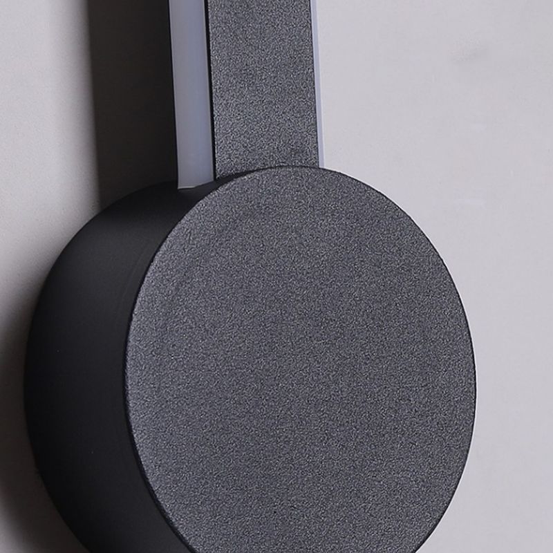 Nordic Style Iron Wall Lighting Fixtures Ellipse Shape Sconce Lights for Living Room