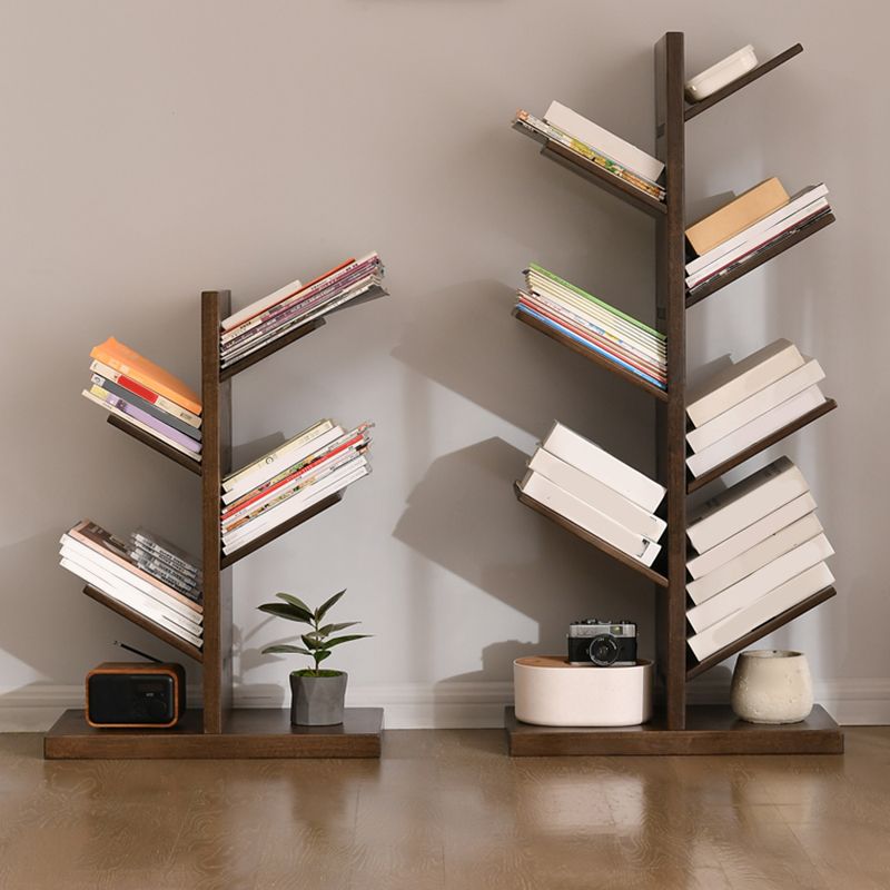 Scandinavian Open Storage Shelf Bookcase with Shelves for Home Office