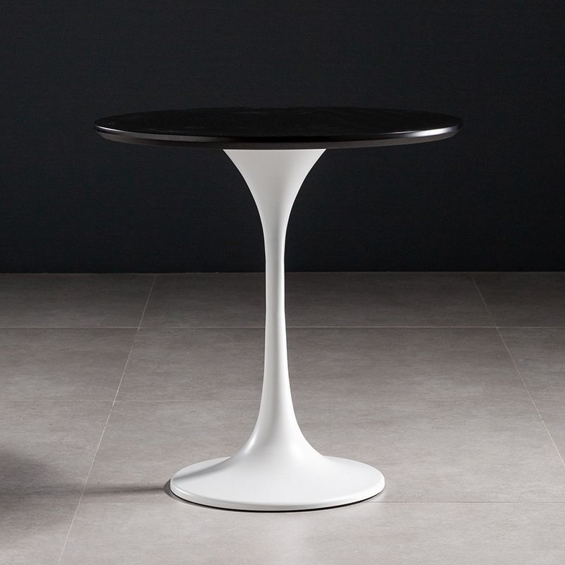 23.6" Tall Ironcraft Pedestal End Table Solid Wood Side Table