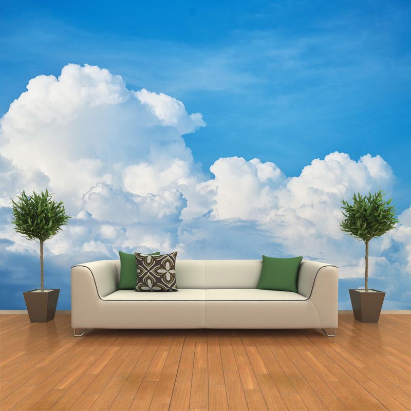 Horizontal Photography Sky Mural Environment Friendly Wall Art for Bedroom