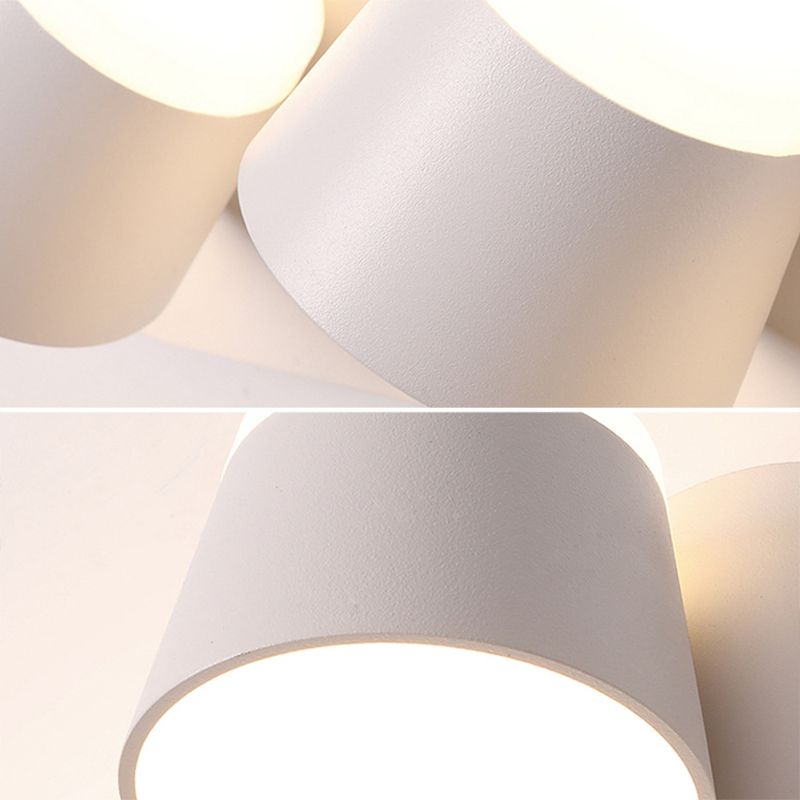 Modern Minimalist Style Cone Wall Lighting Fixtures Aluminum Wall Sconces for Living Room