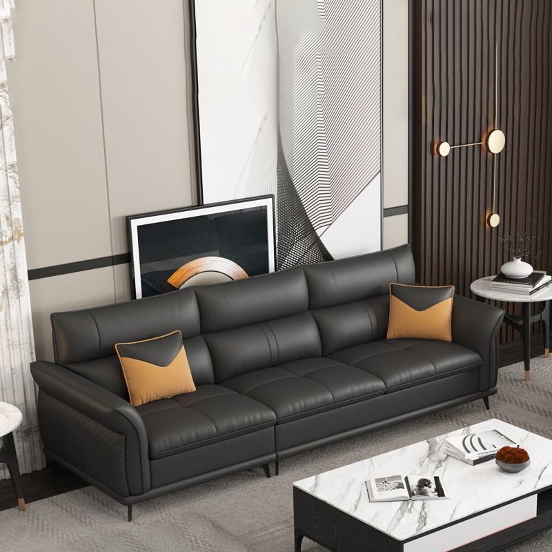 Armrest Buffering Backrest Sofa Bed Multicolor Choice Solid Wood Frame Black Sofa Leg Sofa