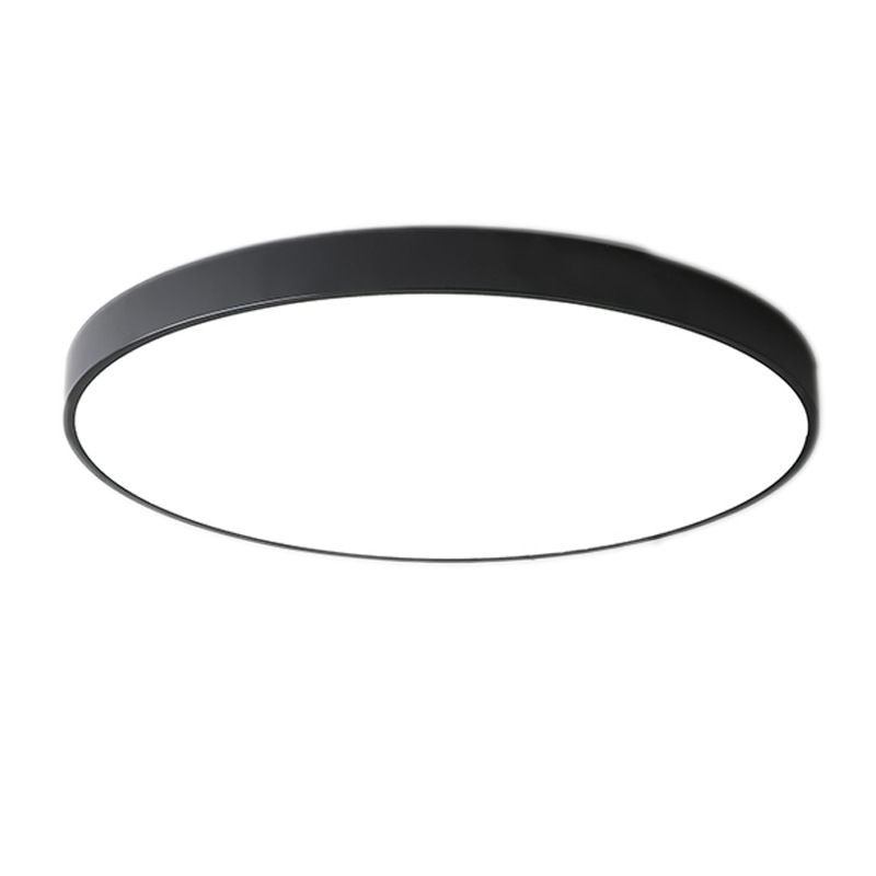 Nordic Modern Style Round Ceiling Lamp Acrylic 1 Light LED Flush Mount Light for Corridor