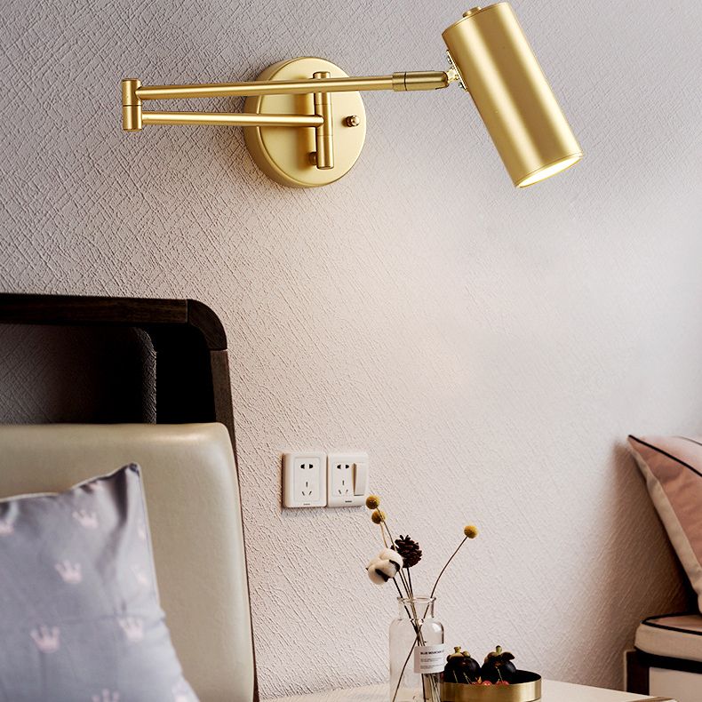 Lámpara de matriz de brazo ajustable lámpara de metal de estilo moderno lámpara montada en la pared